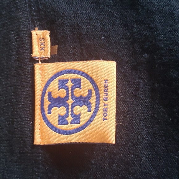 Tory Burch Black/Silver Simone Cardigan - Picture 3 of 6